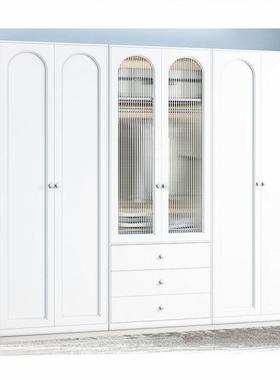 6DAR00深钢衣柜收家用卧室组合衣橱纳柜小户层型阳台制客厅多储物