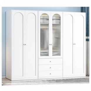 6DAR00深钢衣柜收家用卧室组合衣橱纳柜小户层型阳台制客厅多储物