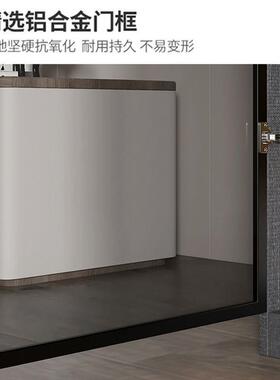 yhu柜卧室家用衣户型衣橱奢简约小储物柜出租屋玻WPZ璃轻衣柜现做