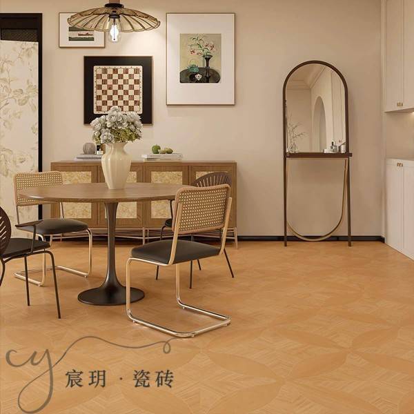 凡尔赛木纹瓷砖800x800复古拼花砖餐厅厨房卧室防滑仿古砖地砖