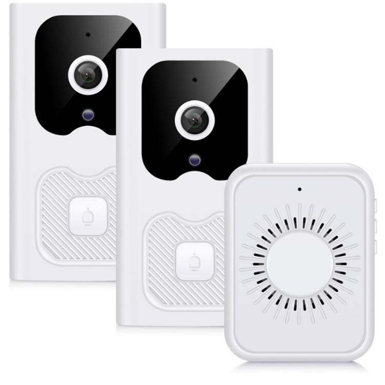 高清新款X6无线智能可视门铃对讲远程监控防盗看小孩老人手机APP