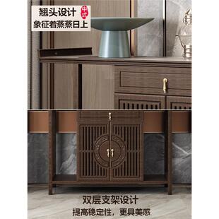 新中式实木供桌香案玄关桌案家用端景62关台长条神玄桌供台神龛台