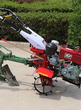 树TNW间松土除草果机小型汽油柴开沟微耕机大棚管理旋耕油起垄设