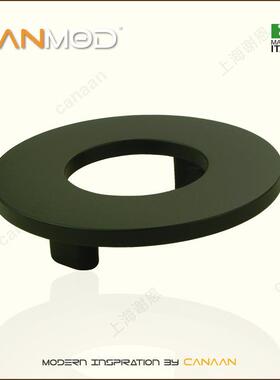 门CanmoPL8340d迦S南原意大装利进口环保AB塑料哑黑色抽屉柜拉手P