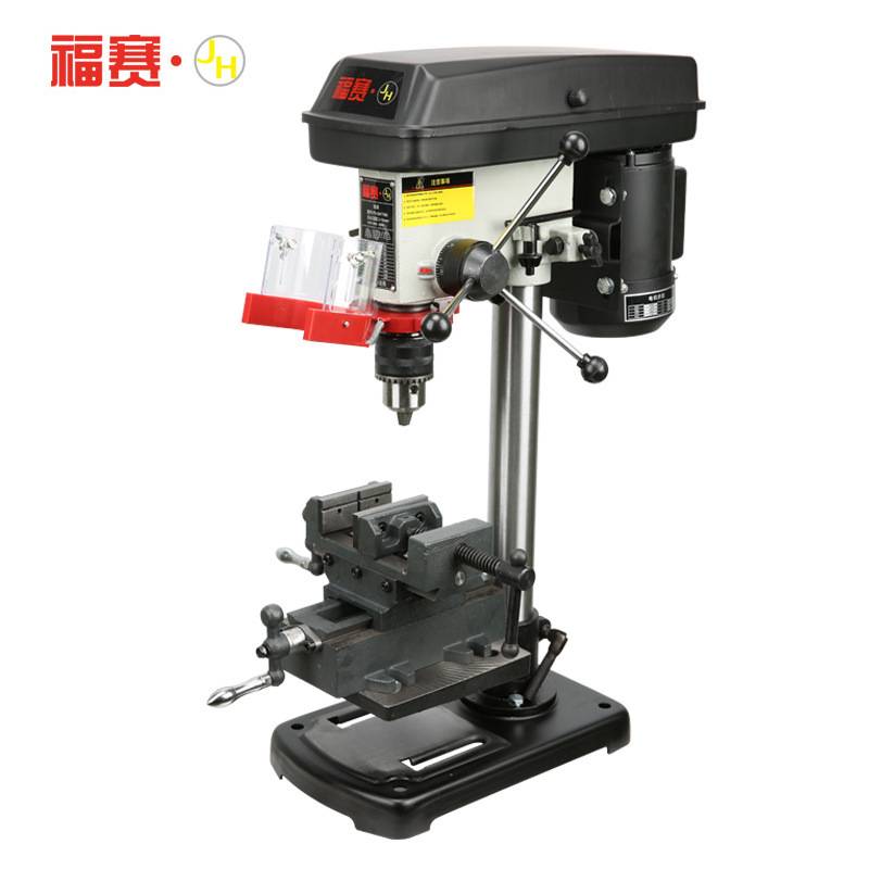 福赛220v多功能台钻小型铣床家用微型16mm工业级高精度台式电钻