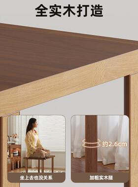 实木沙发边几茶几客厅桌子可移动小户卧型室易床头小方桌L171F-WX