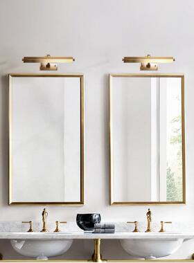 铜全美复式镜前灯别墅XJB-025酒店工程镜画大气卫灯生间浴室柜画