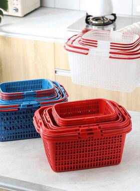 长方形料1PDD10201斤草樱莓篮水塑篮筐篮篮采摘小馍手提果篮桑葚