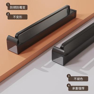 衣裤柜抽拉式挂衣杆内伸缩衣架架竖纵向器横杆浅柜柜顶装挂JM-FTJ