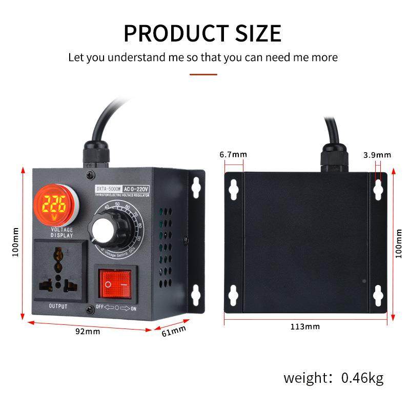 5000WV无极329调压控制器调调器温调光减速220单相交流调速开速关,电子/电工,调速开关,淘宝优惠券,粉丝福利购,淘宝优惠卷