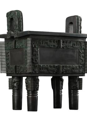 铜工艺品司母戊鼎家居香炉摆件商务开业礼品仿古青铜鼎