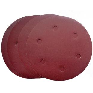 长杆面打墙磨机砂纸7369寸6孔圆形自式器腻子无尘电动抛光工具沙