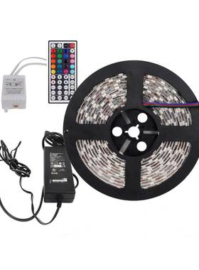 LD软灯带套装RG5B七彩色050防E水灯条300珠5米RGB5050-/盘