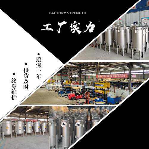 水D65法兰进出口凹盖袋式单过滤器液体水溶肥过N凹盖吊环滤杂质袋