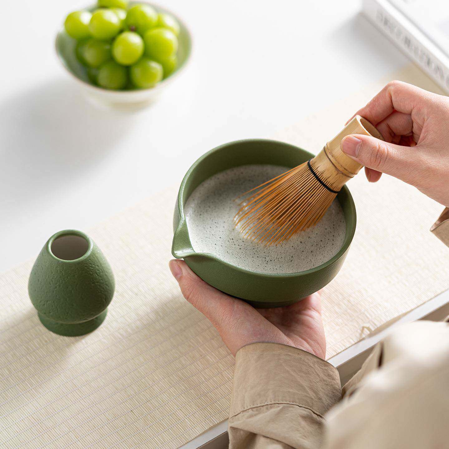 茶碗抹套装抹陶瓷整套日式点茶工茶0具茶筅刷子宋代抹茶粉搅拌器