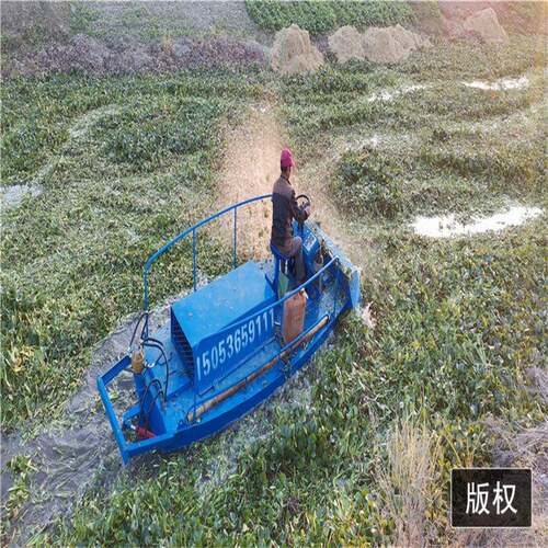 除草船碎草船hd-suic厂家制商河道水草碎船造湖面水葫粉芦碎粉船