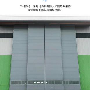 机库门保温加电动大型重叠平移厚飞机库大门3拉推机库门厂家