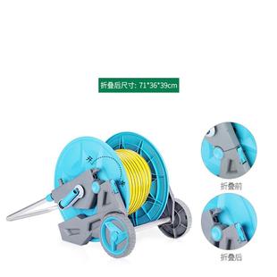 洗车水管收纳642管车家用浇花园艺灌绕溉水管收纳架器卷器管盘