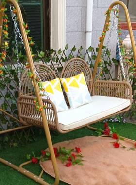 阳台椅千室内秋室外双人吊网红CNK休闲户千外摇篮吊床庭室内秋室