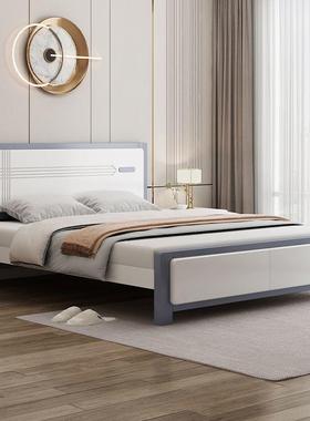 DYA全实木床双简储约实木床现代人婚床米主卧大床家用出租屋物床