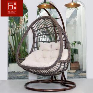 阳台摇椅户外秋千室内家用双篮Q-9001人巢吊椅可拆洗坐成鸟人垫摇