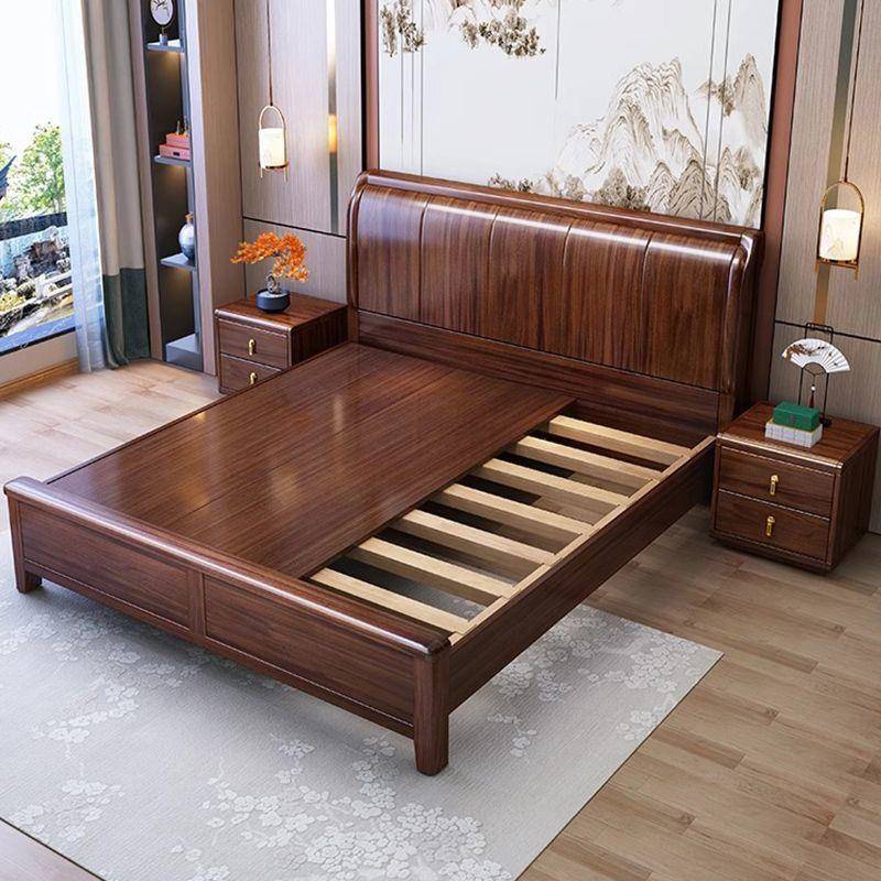胡代桃榫木简实木床现约家用主卧室卯结构双人106床高端中式1米8