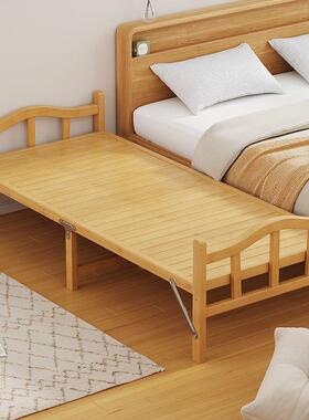 床折叠床单硬人双人午竹休午睡简易家用LNQ成人租竹房凉床子实木