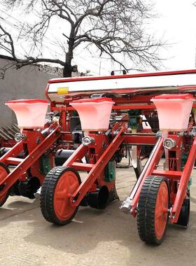 拖拉机牵引式免YC-YM耕播种机新款浮悬米播种玉豆机四行玉米大精