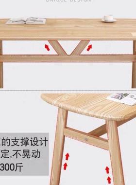 餐桌家组用小型简约饭桌轻奢餐GFA桌合仿实椅户木吃饭桌子长方形