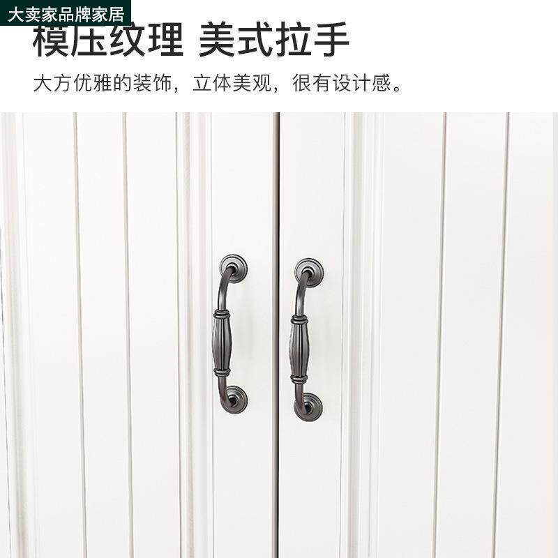 美式斗柜卧室厅大容斗柜1量木体质家用多功五斗柜客收纳柜一简约