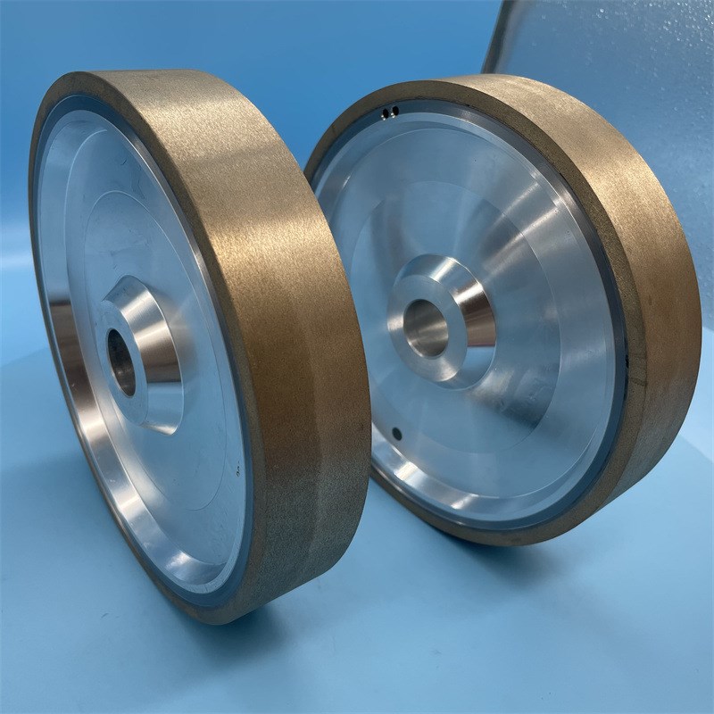 定制玻璃抛光金刚石平行砂轮8寸石F材磨边打磨砂轮片青铜烧结砂轮