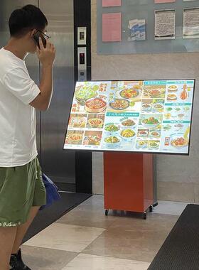 广场led抽画灯箱告牌落立式地发谱光展架门口RFL点餐台菜架垒德株