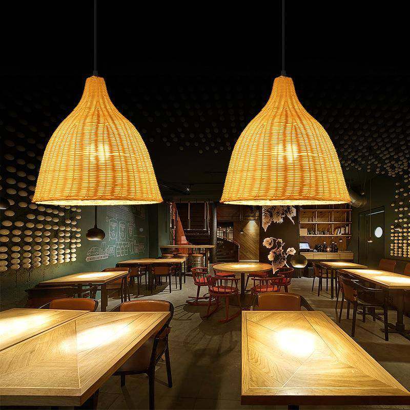 藤编吊灯餐厅东南亚复OP5247古藤艺饭店草宿帽灯庆罩婚店竹艺竹编,家装灯饰光源,智能吊灯,淘宝优惠券,粉丝福利购,淘宝优惠卷
