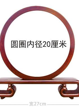 苏州双面绣鸡木件框摆架手苏绣工RPZ刺翅绣台屏花梨木相框跨境代