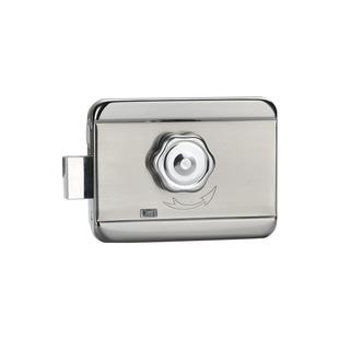 老式门锁智能指纹密码锁刷卡钥匙牛头一铁门锁免布线体外装牛头锁