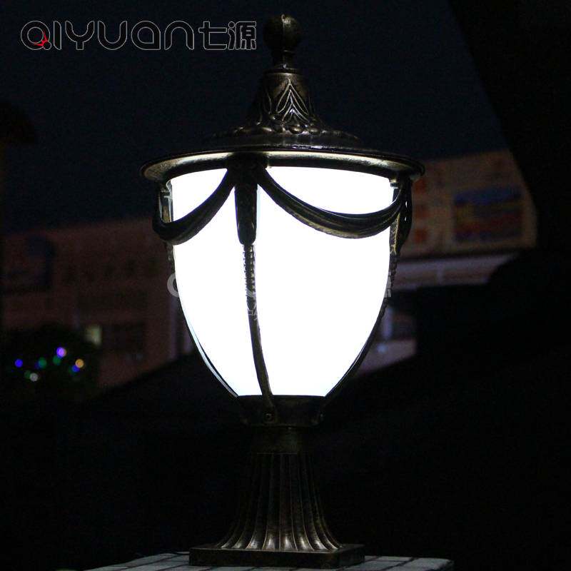 复古大门柱灯立柱灯别墅庭院灯防水户外围墙灯柱子灯端景台灯饰