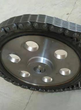 链条链23845号钢台轮工业轮传动链轮无声齿形链轮排双排单轮齿台