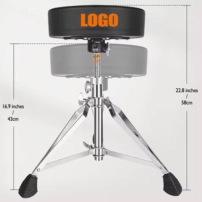 架子鼓士鼓鼓凳重型旋转座椅度可软调垫电爵子LGW鼓儿童成人通高