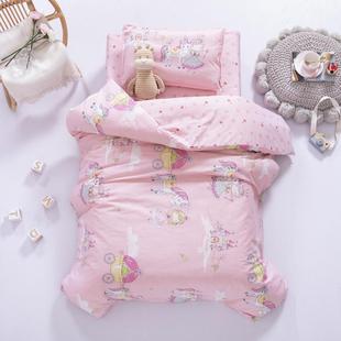 E4C幼儿园被子三季 套夏纯儿童被褥宝宝午件睡入园被套床品Cbp6w6d