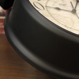 ?客厅钟摆件桌面复座古时钟Fiyyipoo摆台式 钟闹电视柜家用号钟马