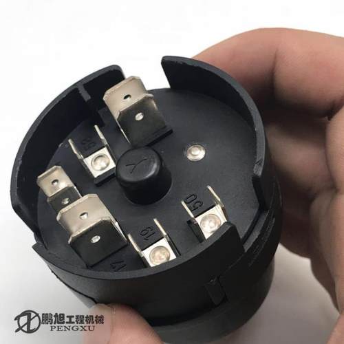 挖掘EYJ机配件玉柴6点0/85/135/230-8车电源启动火开关锁电门头钥