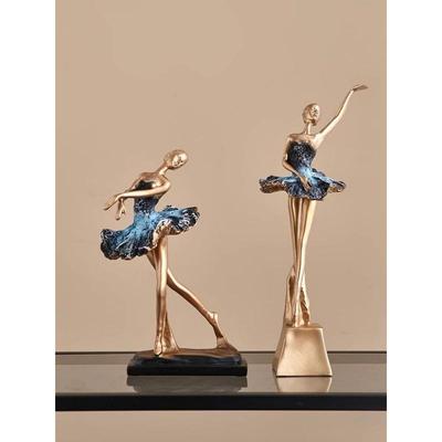轻高档芭蕾舞女孩摆件家柜居饰品玄XD#57360关电视柜酒奢舞