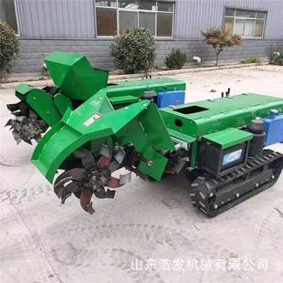 水旱两用履带式耕地机大马力OKI果开园沟机遥35马力控微式菜地耕