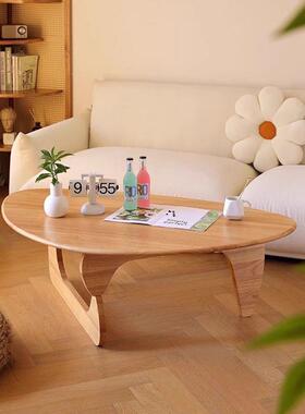 实CJ-6876茶几客家用小户型厅轻奢简约茶桌现代创新款网木红异形小桌意子