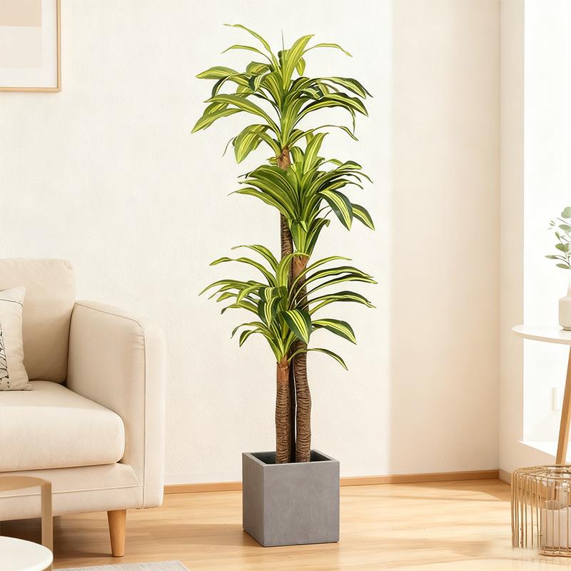 高端轻奢仿真巴西内仿真绿植落木假绿植盆栽大型室客厅地装植饰造