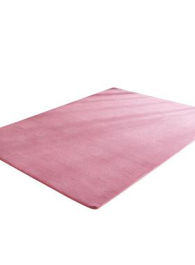 I9洗E床KF7595686蓝色珊瑚绒地毯卧客厅免茶几毯早教中心儿童爬行