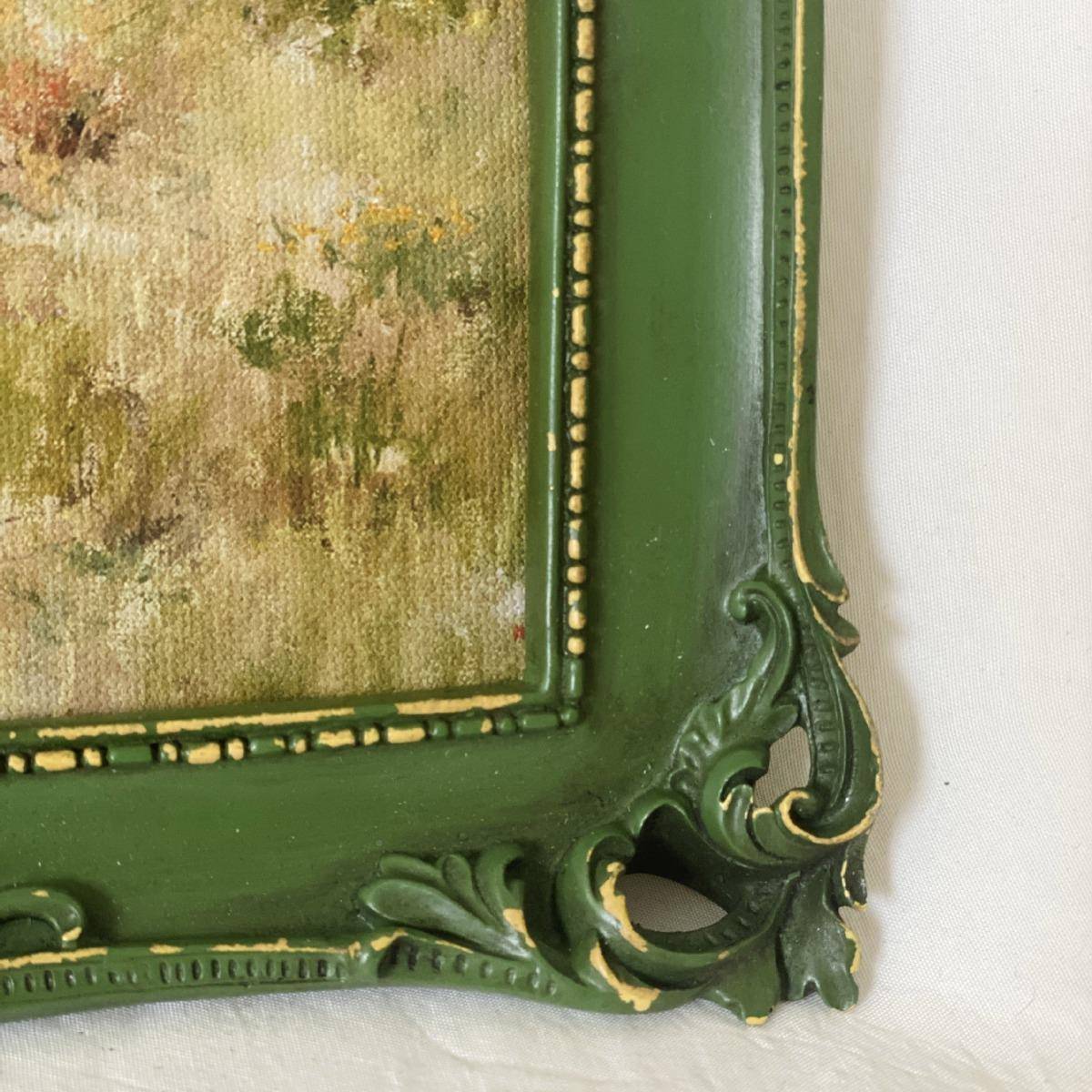 复YX92古空雕绿色树脂框镂欧式油画相框客厅卧室照片墙组合装饰花