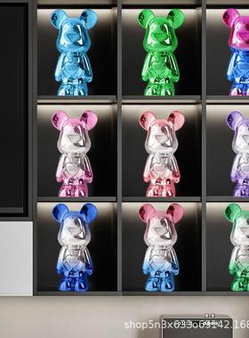 新款泼墨柜熊客厅摆件轻酒店酒柜套装玄示ltao1008关电视展柜装奢