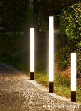 代阳能庭院TYD1004灯户外防公园草地灯花水园小区现简约圆柱景太