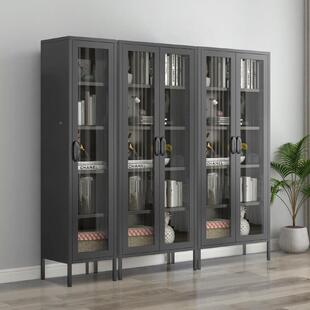 家书柜玻璃柜夹缝展柜儿童收纳柜阳台示艺客OTN厅铁储物柜整用理